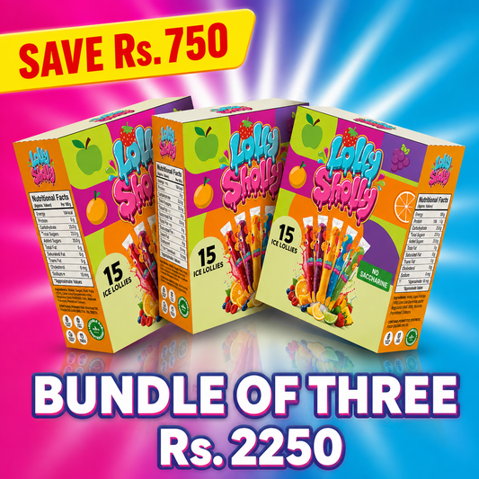 BUNDLE OF 3 BOXES (45 Lollies)
